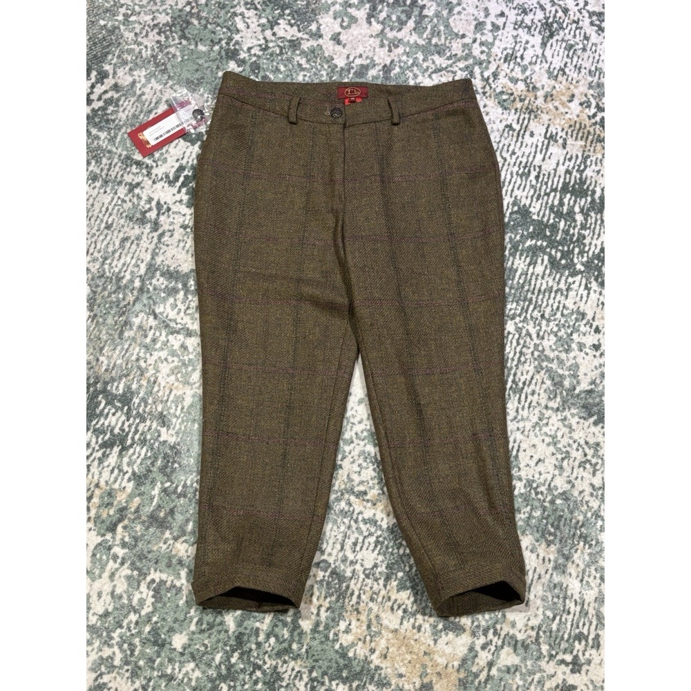 T.ba Women's  Wool‎ Nicker Classico Tweed  NWT Size 40 Pants $490